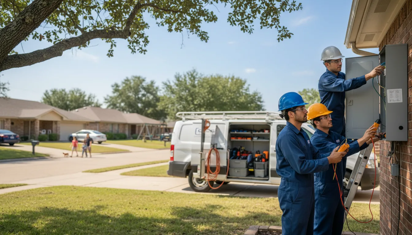 Certified electrician providing emergency electrical services in Rockland, DE